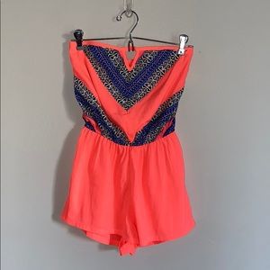 Hot Pink Romper